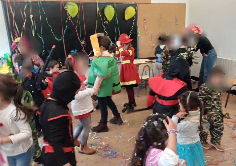 Carnaval na escola JI-EB1 de Pisão - Matas