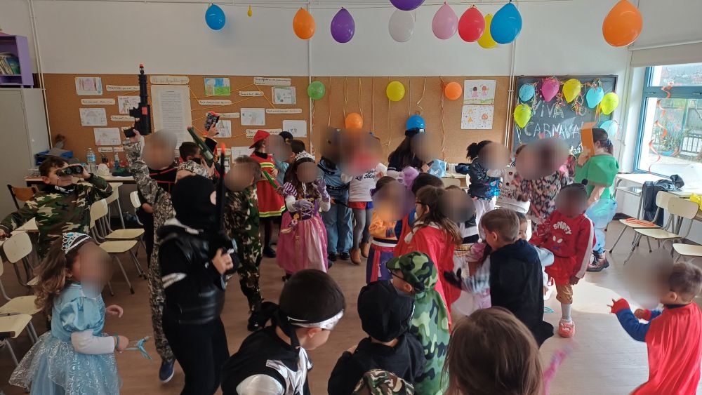 Carnaval na escola JI-EB1 de Pisão - Matas